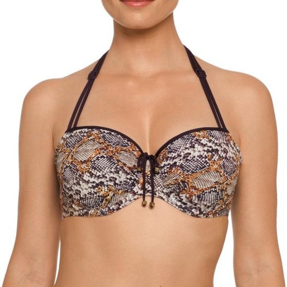 NWT ‼️SALE ‼️ PRIMA DONNA KARMA BIKINI SET Color Amethyst 36E with Med Bottom - Picture 3 of 8